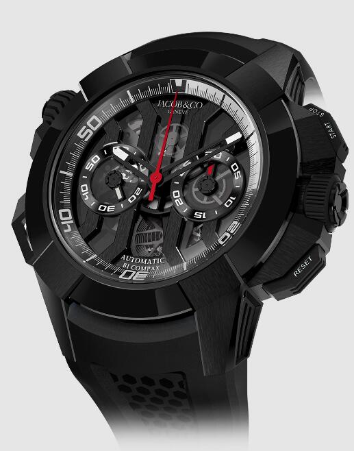 Review Jacob & Co EPIC X CHRONO BLACK EC311.21.SD.BB.A Replica watch